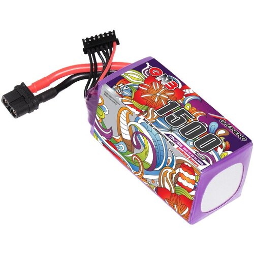 Аккумулятор LiPo HV GNB - 22.8В 1500мАч 120C (6S1P, HV, 38x38x79 мм)
