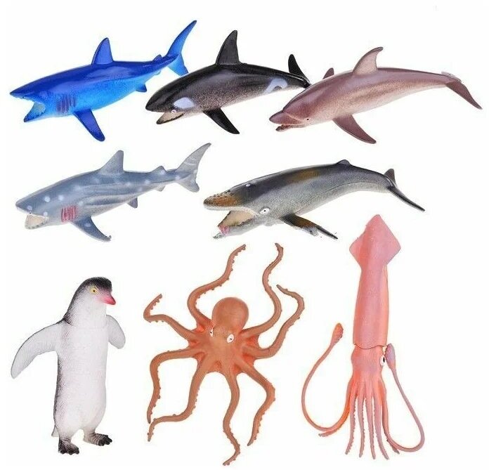 Игровой набор 1Toy В мире животных Морские обитатели - фото №6