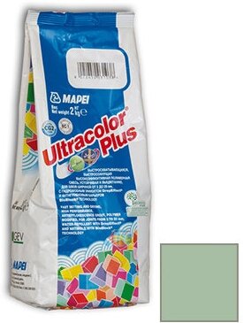 Затирка цементная Mapei Ultracolor Plus 180 мята 2 кг