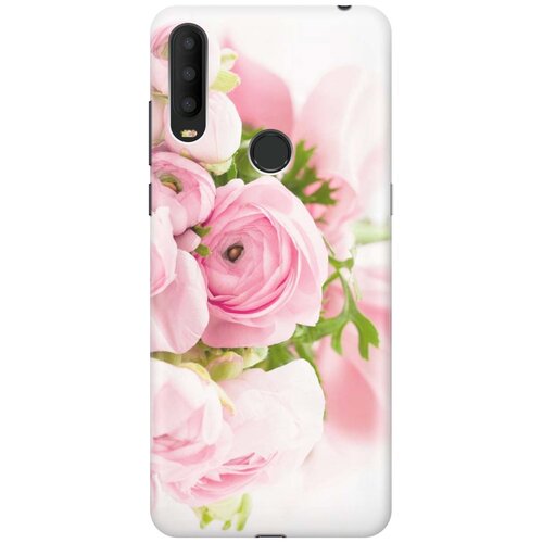 фото Cиликоновый чехол на alcatel 3x (2019) / алкател 3х 2019 с принтом "розовые розы" gosso