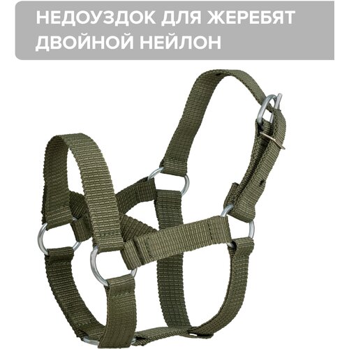 Недоуздок для жеребят двойной нейлон 25 мм / REITER