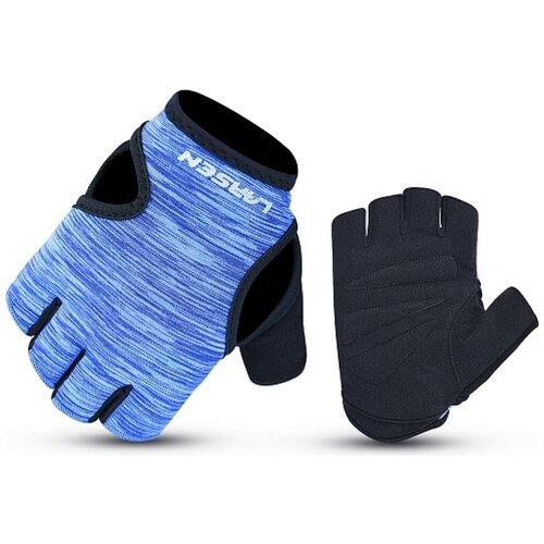 Перчатки для фитнеса Larsen 16-15052 black/blue S