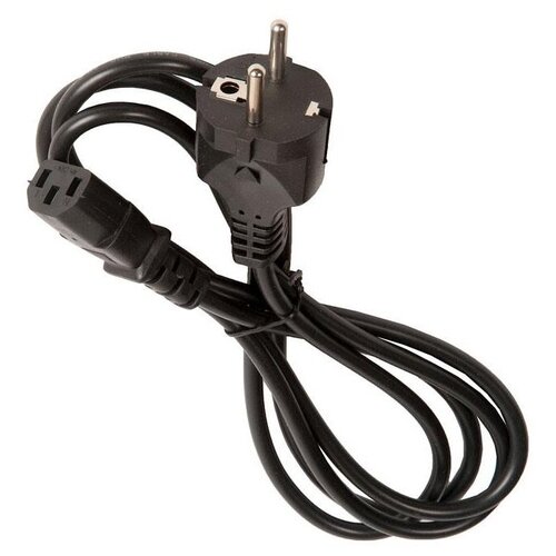 Power cable / Кабель питания 1.8м, Schuko-C13, 6А, черный, с заземлением кабель питания 1 8м schuko c13 6а черный с заземлением