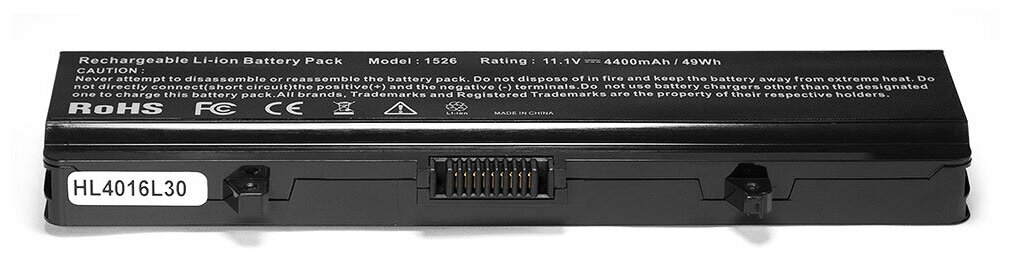 Аккумулятор для ноутбука Dell Inspiron 1525, 1526, 1545, 1546, 1750 , Vostro 500 Series. 11.1V 4400mAh PN: 312-0625, RN873