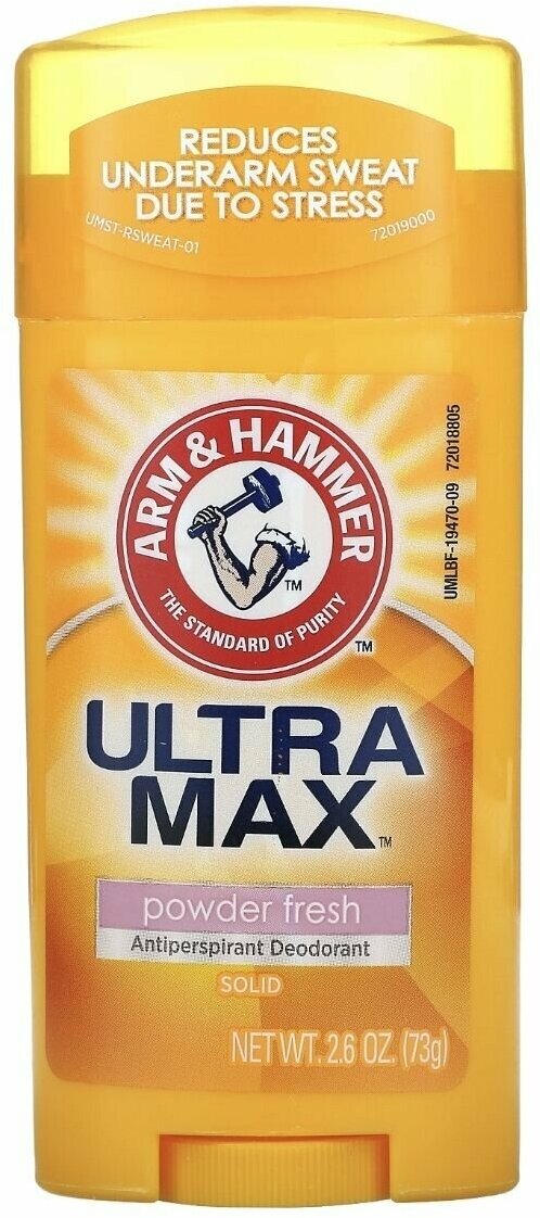 Arm & Hammer UltraMax женский дезодорант-антиперспирант свежая пудра (73 г)