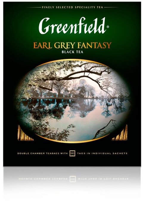 Чай Greenfield Earl Grey Fantasy черн.фольгир 100 пак/уп 0584-09 - фотография № 6
