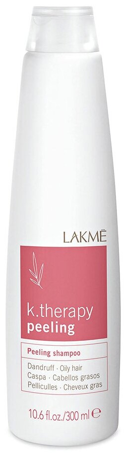 Lakme шампунь K.Therapy Peeling против перхоти для жирных волос, 300 мл