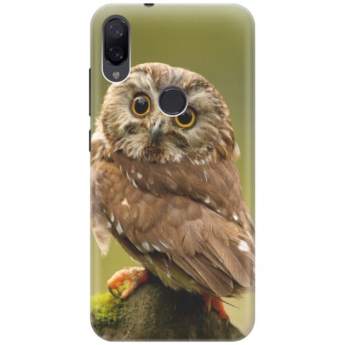 фото Cиликоновый чехол на xiaomi mi play / сяоми ми плей с принтом "сова на дереве" gosso
