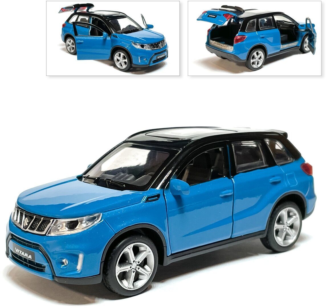 Машина Suzuki Vitara инерционная, синий, Технопарк, 12 см