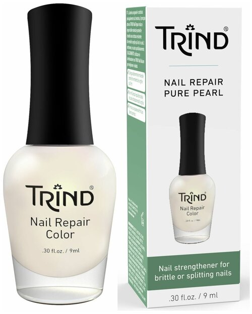 Trind Средство для ухода Nail Repair Color, 9 мл, белый перламутровый