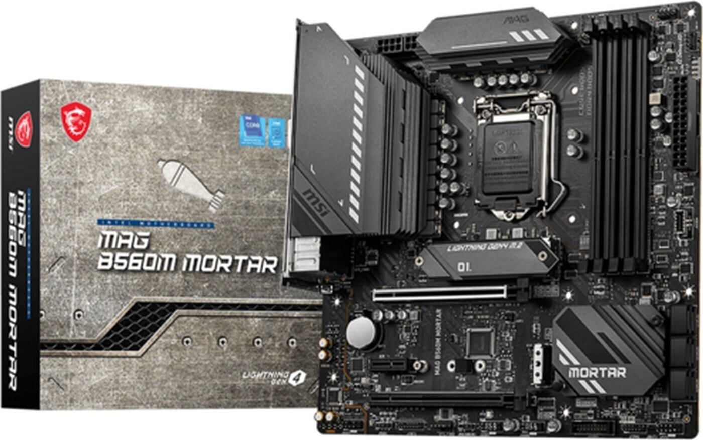 Материнская плата MSI (MAG B560M MORTAR) mATX, B560, LGA1200, RTL - фотография № 8