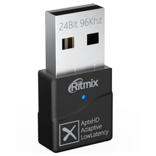 Bluetooth адаптер Ritmix RWA-359 адаптер 2.4ГГц, версия bluetooth 5.2. ritmix rwa 220