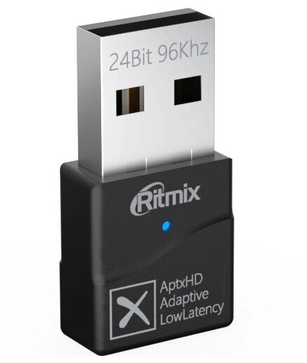 Bluetooth адаптер Ritmix RWA-359 адаптер 2.4ГГц версия bluetooth 5.2.