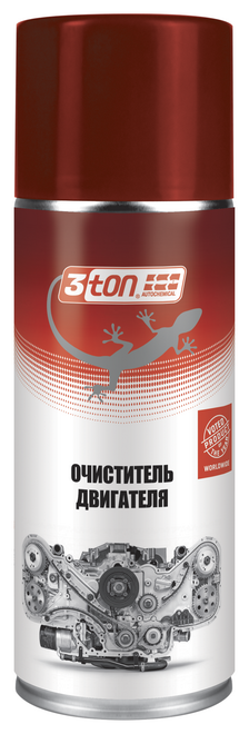 Очиститель двигателя пенный 3ton ТС-514 FOAM ENGINE DEGREASER 520мл