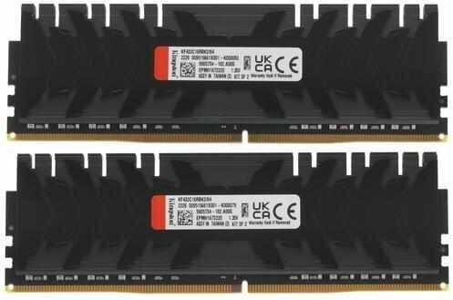 Оперативная память Kingston FURY Renegade 64 ГБ (32 ГБ x 2 ) DDR4 3200 МГц DIMM CL16 KF432C16RBK2/64