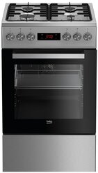 Комбинированная плита Beko FSM52321DXDS, серебристый