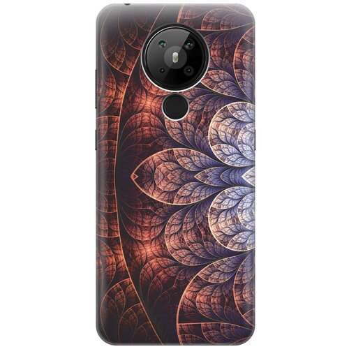 фото Re:pa чехол - накладка artcolor для nokia 5.3 с принтом "умиротворенность"