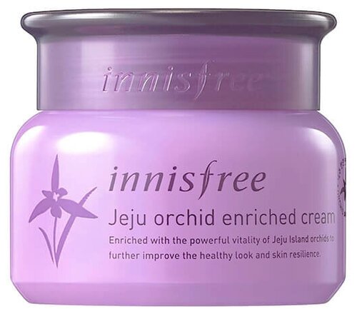 Innisfree Jeju Orchid Enriched Cream омолаживающий крем для кожи лица с экстрактом орхидеи, 50 мл