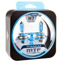 Галогеновые лампы MTF Titanium 4400К H7 2 шт