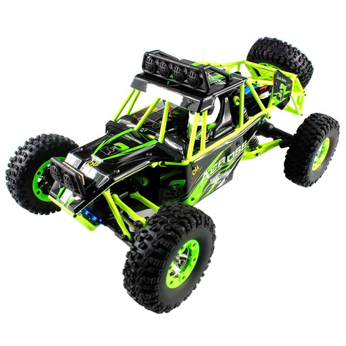 Внедорожник WL Toys 12428, 1:12, 42 см, зеленый/черный машинка wl toys 12427 1 12 42 см черный зеленый