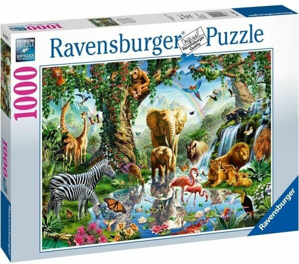 Пазл Ravensburger 1000 Приключения в джунглях, арт.19837