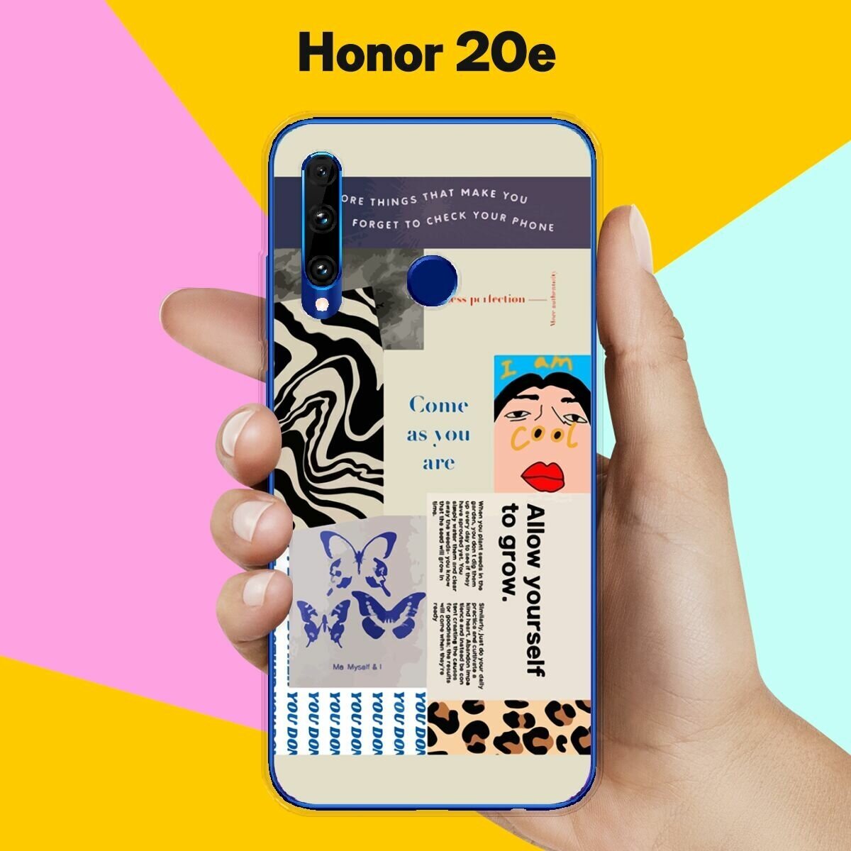 Силиконовый чехол на Honor 20e Pack 2 / для Хонор 20Е