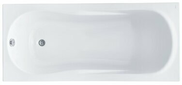 Ванна прямоугольная Santek акриловая каледония 1700х750 белая арт. 1WH302391, (без монтажного комплекта/ножек)