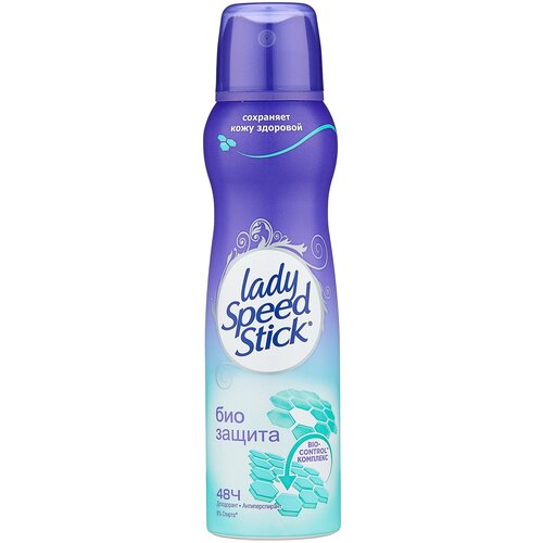 Lady Speed Stick дезодорант-антиперспирант, спрей, Био Защита, 150 мл