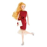 Кукла QIAN JIA TOYS Emily Бордо: девушка со щеночком, 28 см, HP1110871 - изображение