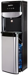 Aqua Work LWDR71Т (черный/серебристый), электронный, напольный, три краника, бутыль внутри