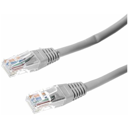 Удлинитель компьютерный UTP4 cat5e 10 м, цвет серый