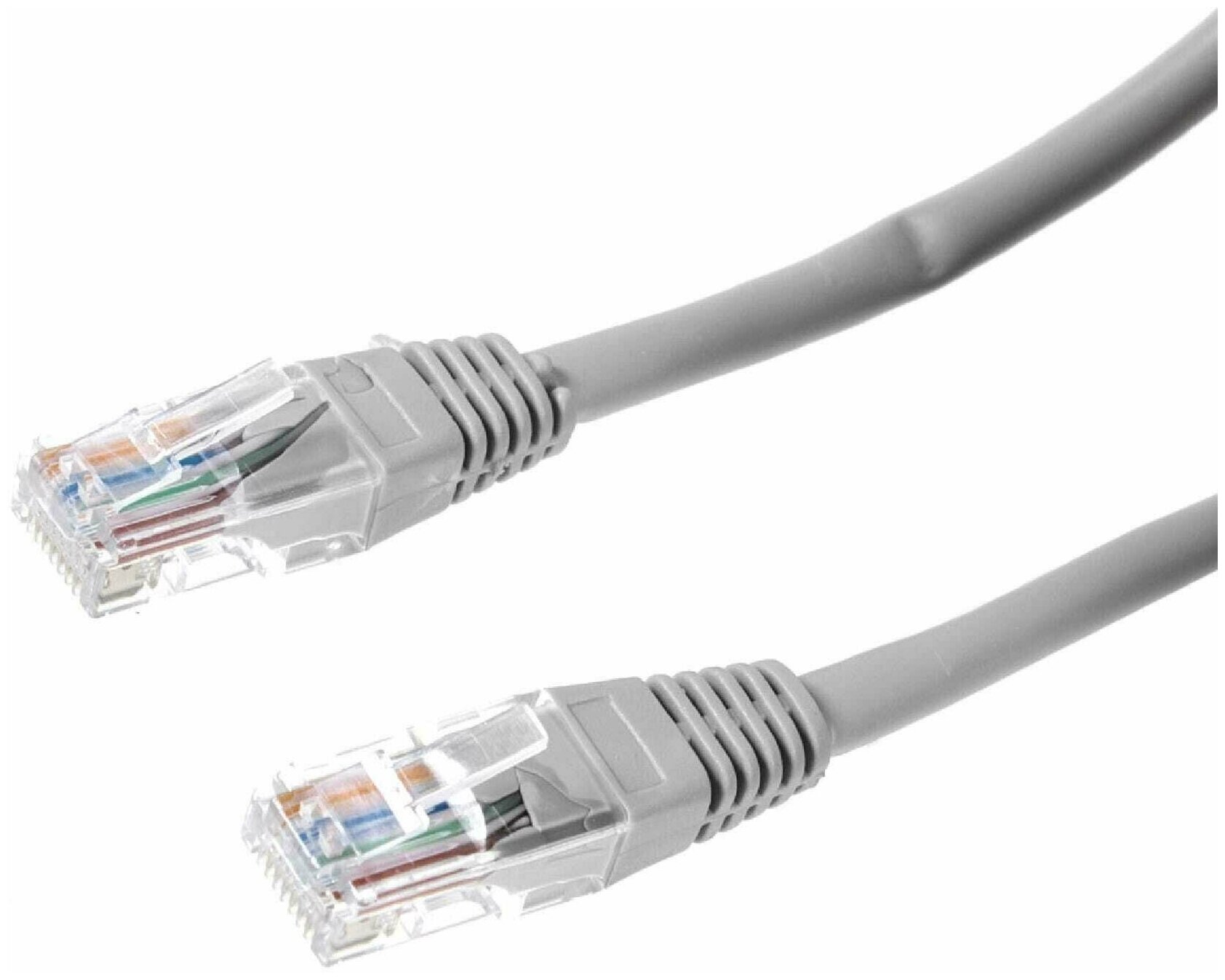 Удлинитель компьютерный UTP4 cat5e 10 м цвет серый