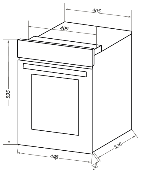 Шкаф духовой электрический MAUNFELD EOEC516B2 - фотография № 15