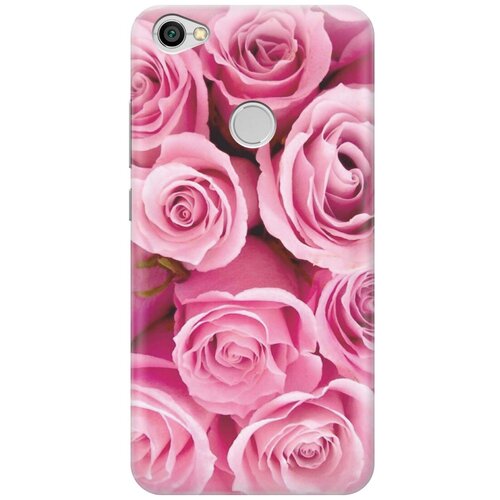 фото Gosso ультратонкий силиконовый чехол-накладка для xiaomi redmi note 5a prime с принтом "букет роз"