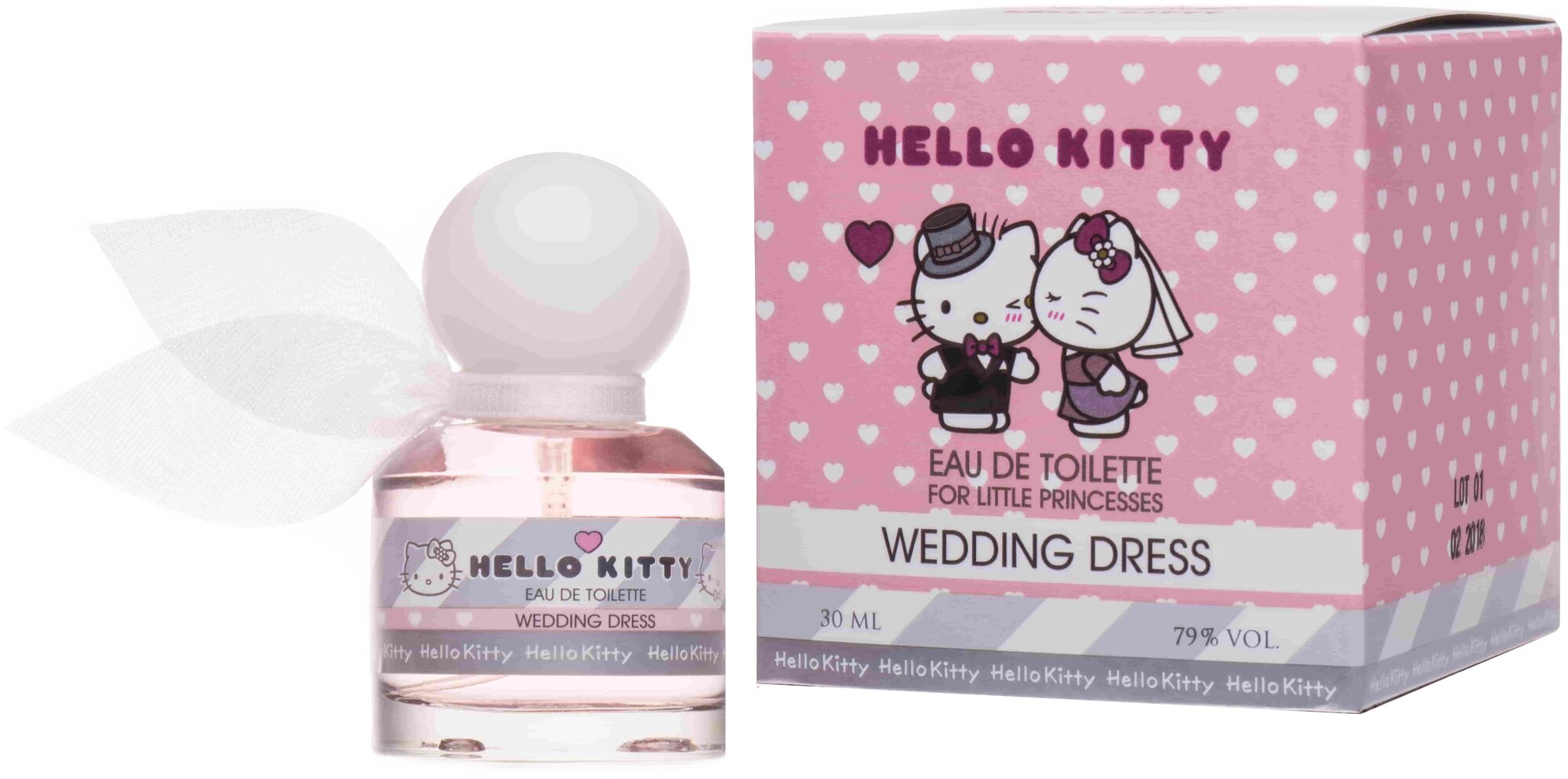 Hello Kitty Туалетная вода для девочек «WEDDING DRESS» 30 мл.