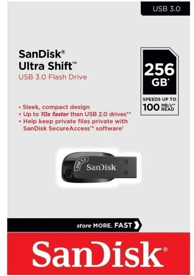 USB флешка Sandisk 256Gb Ultra Shift USB 3.0