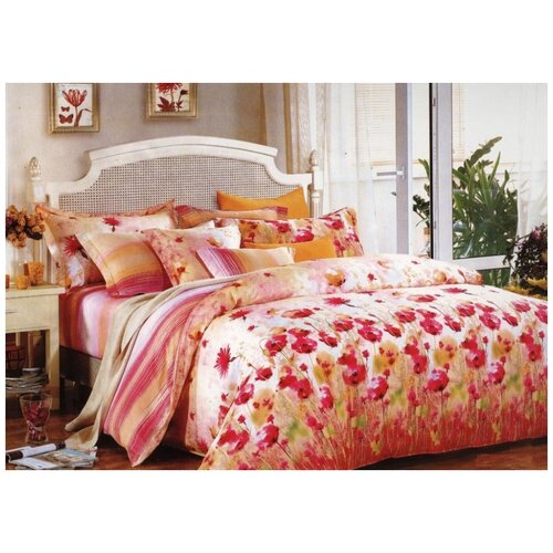 фото Постельное бельё с-140 оранжевый c-140-282 valtery