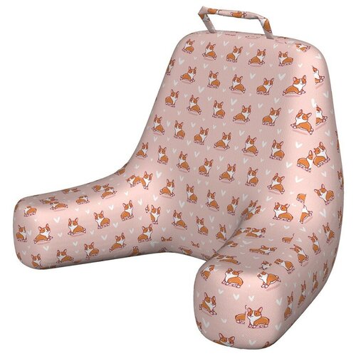 фото Кресло подушка для чтения ambesonne "корги королевы", 60x120 см