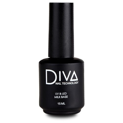 Diva Nail Technology Базовое покрытие Milk Base, milk, 15 мл