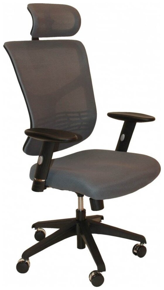 Компьютерное кресло FALTO Expert Star Euro офисное, обивка: текстиль, цвет: серый/черный