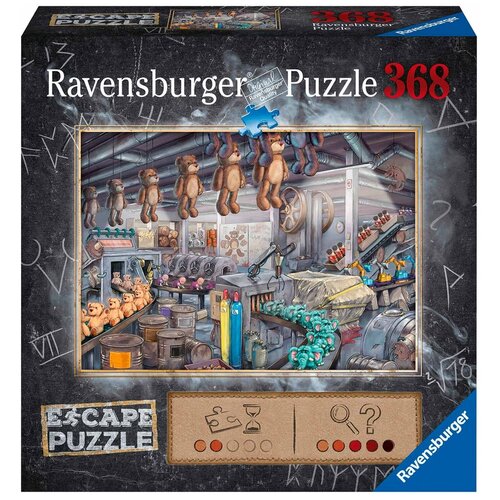 Пазл Ravensburger Фабрика игрушек (16531), 368 дет., серый.. пазл ravensburger оранжерея 16530 368 дет