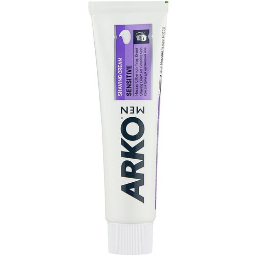 Крем для бритья Sensitive Arko, 65 г