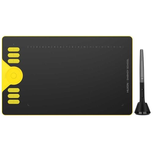 Графический планшет HUION HS610 А4 желтый/черный