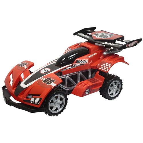 багги hot wheels т10968 1 32 красный желтый Багги Hot Wheels Т10985, 1:16, 30 см, красный