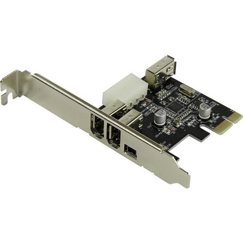 Контроллер FireWire ESPADA PCIe1394a (ver.2) контроллер pci e 1394a 3внеш 1внутр порт модель pcie1394a ver 2 espada