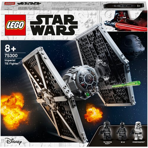 конструктор lego star wars 75272 episode ix истребитель сид ситхов 470 дет Конструктор LEGO Star Wars 75300 Имперский истребитель СИД, 432 дет.