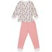 Пижама Sofi De MarkO для девочек, размер 80-86, розовый, белый