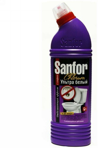 Средство санитарно-гигиеническое Sanfor Chlorum 750 мл - фотография № 17