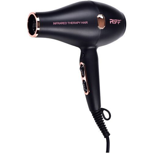 Фен Riff 777 Infrared Therapy Hair, черный фен василиса фн6 2200 черный малиновый