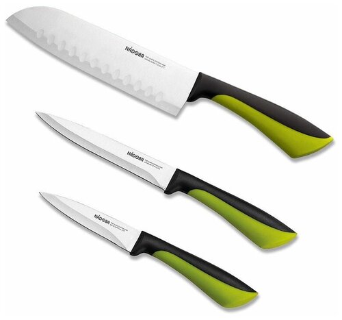 Набор из 3х кухонных ножей NADOBA JANA 723121